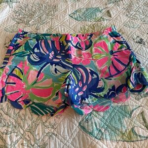 Lily Pulitzer magnolia Exotic Garden shorts